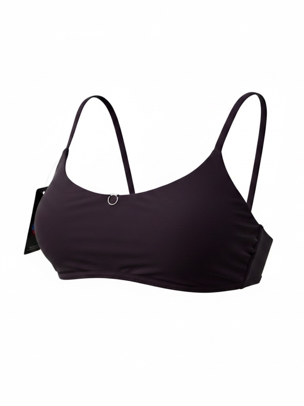Pink Cove Navy Blue Bikini Top with Adjustable Straps Size Medium